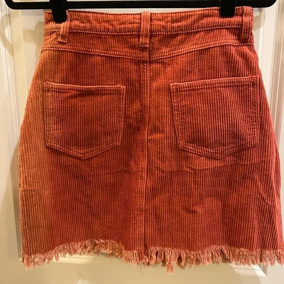 MINK PINK Empire Cord Mini Skirt - Picture 3 of 16